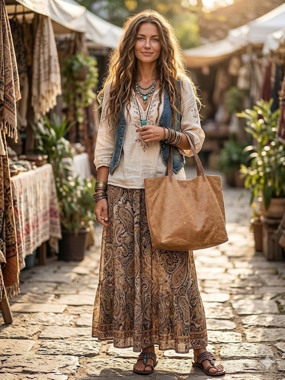 CADINE Traveller Leather Tote Bag - Versatile Everyday Shoulder Bag